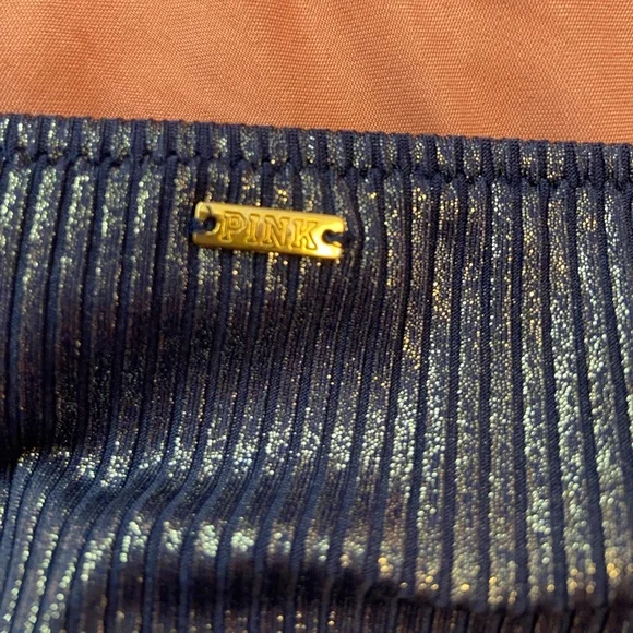 PINK Victoria’s Secret Shiny Blue Bikini - Picture 6 of 16